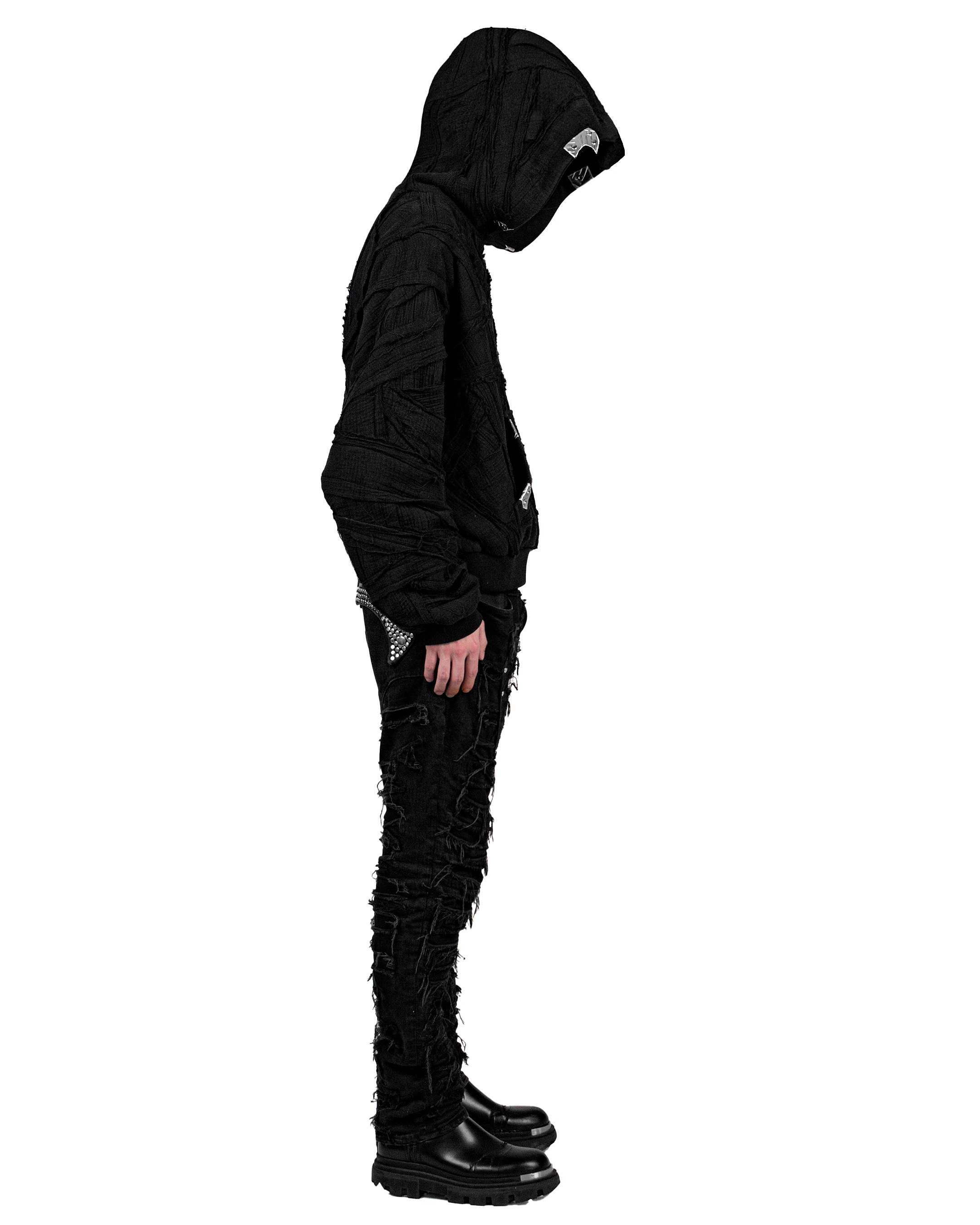 muslin hoodie «RITUAL»