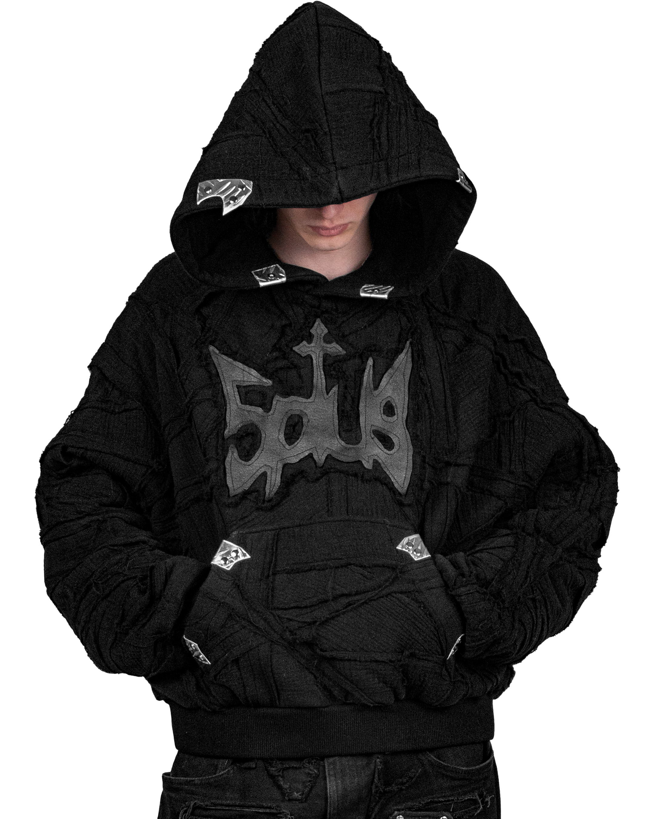 muslin hoodie «RITUAL»